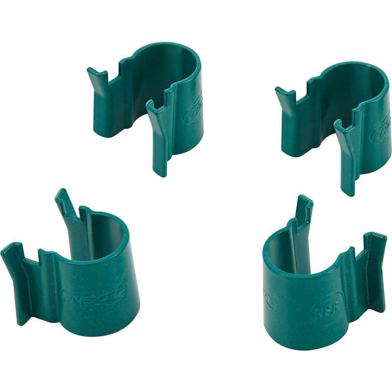 Global Industrial 580CP28GZ Nexel Poly-Green Quick Adjustable Storage Hook - Pack of 4
