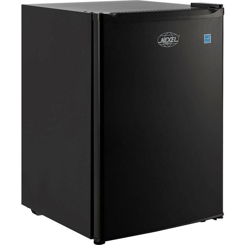 Global Industrial B3217878 2.5 cu ft. Nexel Compact Refrigerator Freezer, Black