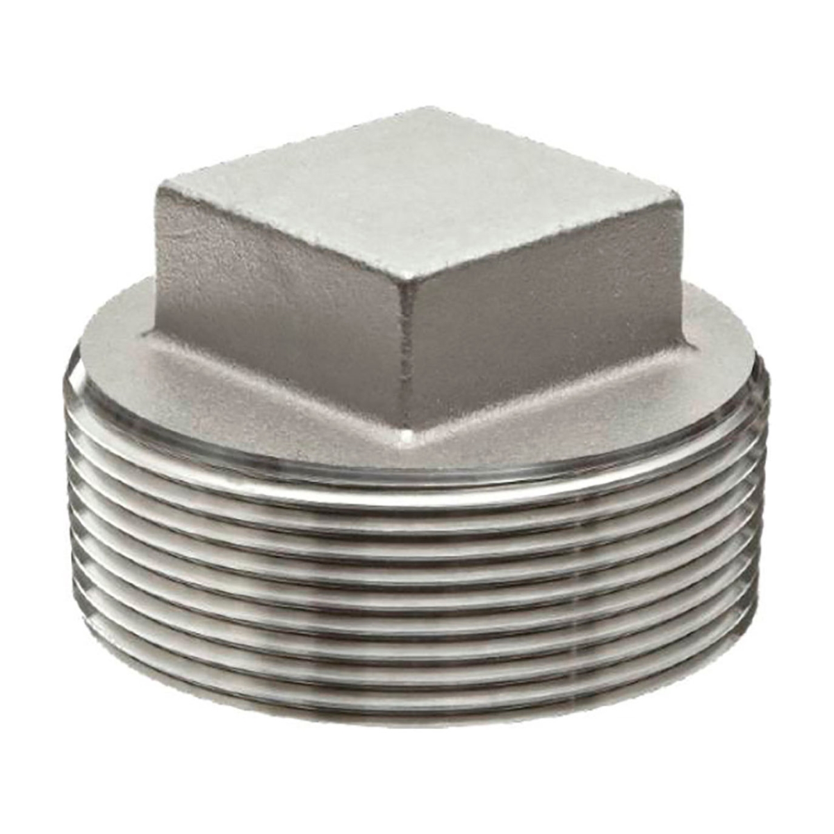 B3209663 0.12 in. Class 150 304-Stainless Steel Solid Square Head Plug