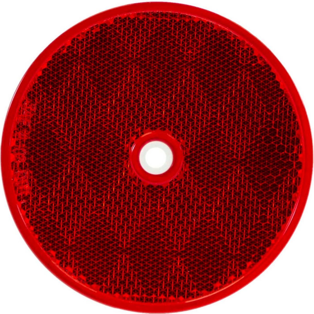 B2262978 3.18 in. Red Round DOT Bolt-On Reflectors
