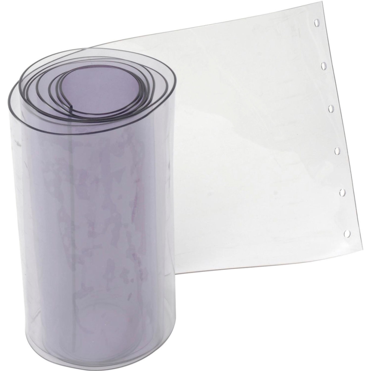 Global Industrial 786CP5 12 in. x 10 ft. Replacement Standard Clear Strip for Strip Curtain Doors