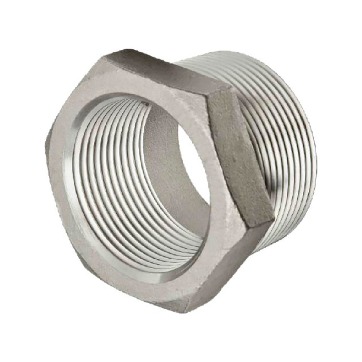 B3210250 1.5 x 0.75 in. Class 150 304-Stainless Steel Hex Bushing