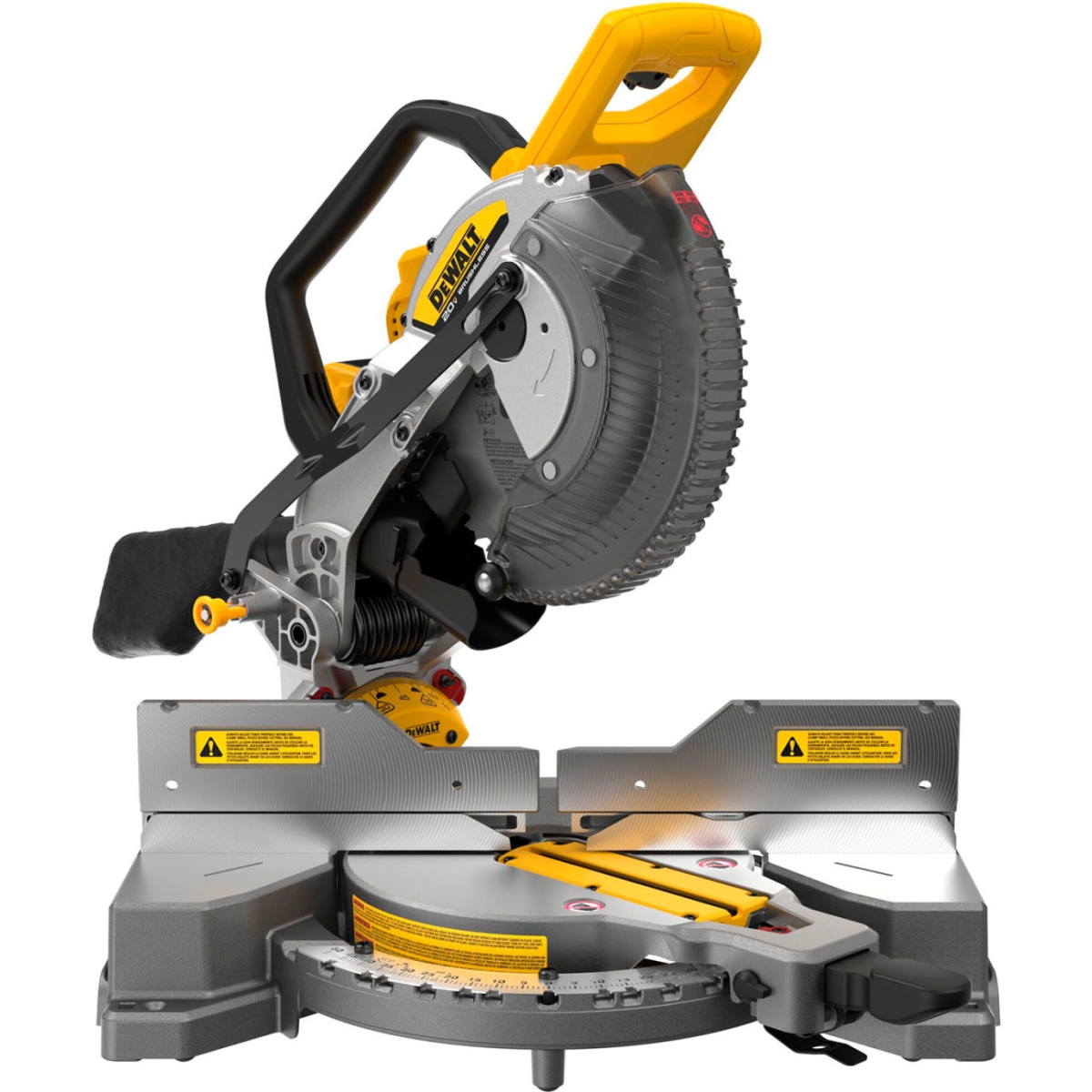 Stanley Black & Decker B3226160 DeWalt 20V MAX XR Double Bevel Fixed Miter Saw Kit with 10 in. Dia. Blade, Yellow