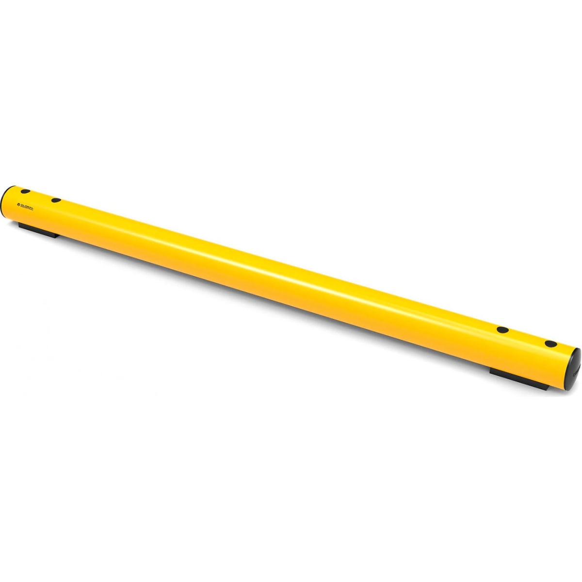 Global Industrial B3259099 Plastic Floor Guard, Yellow - 9 ft.
