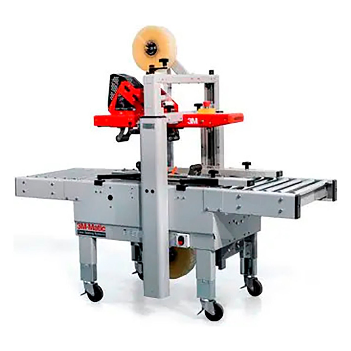 B3162871 2 in. Matic 2000A Adjustable Case Sealer with AccuGlide NPH Taping Head Bottom Belt Drive Tape