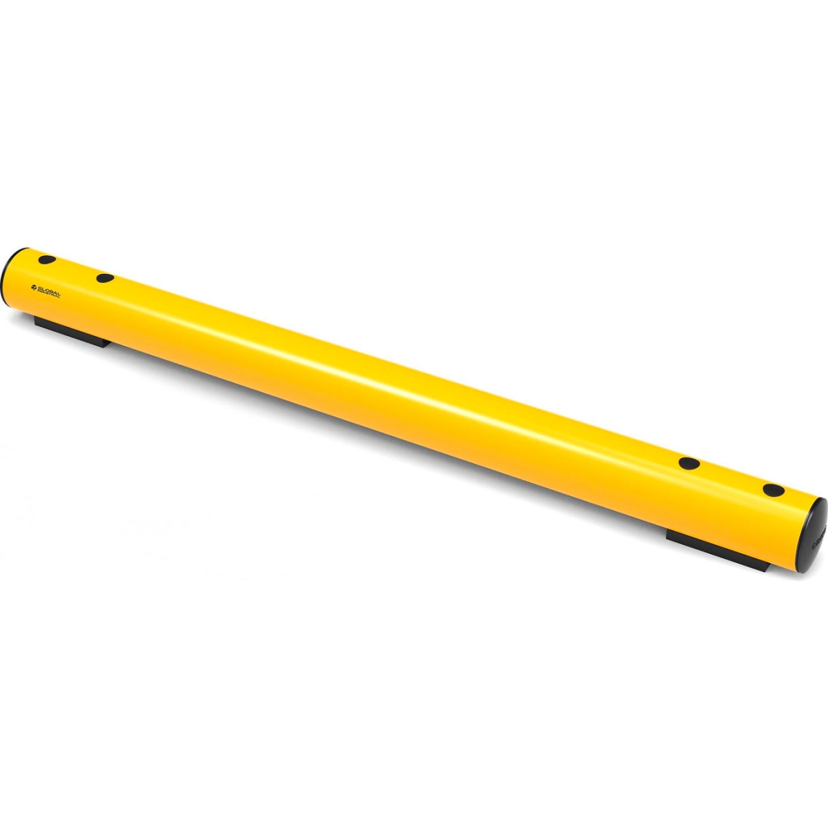 Global Industrial B3259103 Plastic Floor Guard, Yellow - 7 ft.