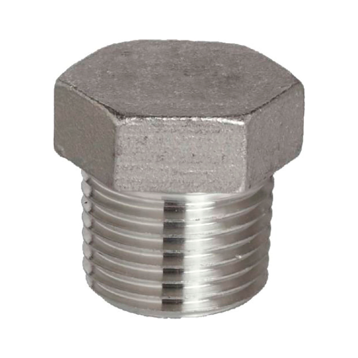 B3209672 0.37 in. Class 150 304-Stainless Steel Solid Hex Head Plug