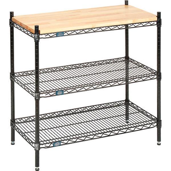 Chrome, 3 Tier, Display Unit , 48W x 18D x 34H