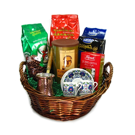 Picture of Turkish Coffee World TCW-024 Coffee Sampler Two Set Basket