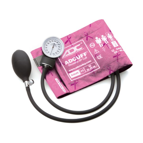 Picture of ADC AD76011Q-BCA-OS Unisex Prosphyg 760 Adult Blood Pressure Monitor, Breast Cancer Awareness - One Size