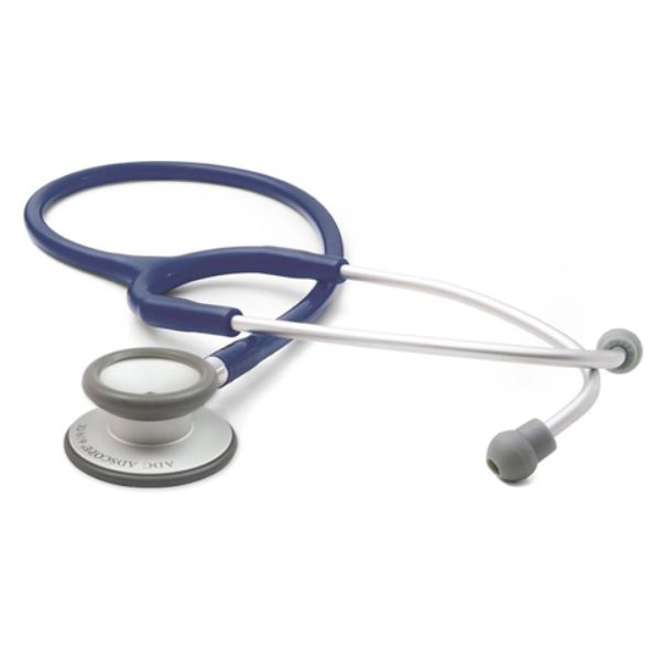 Picture of ADC AD619-NVY-OS Student Lightweight Unisex Adscope-Ultra Lite Clinician Stethoscope, Navy - One Size