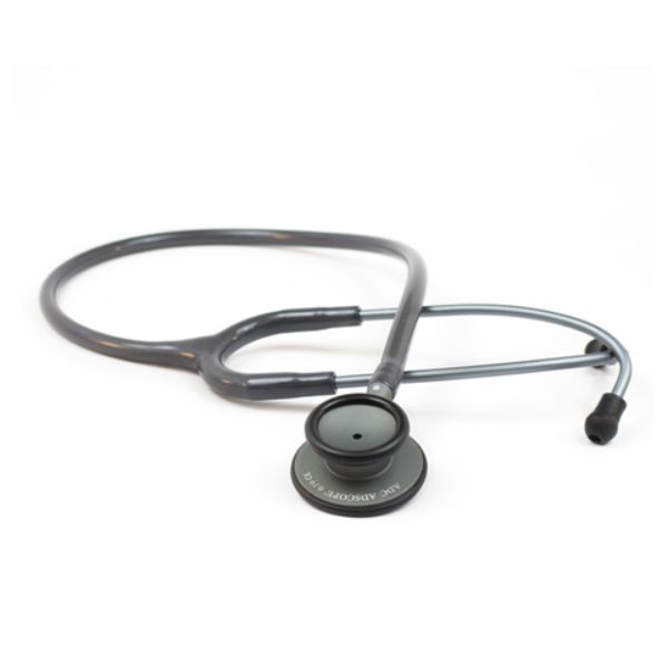 Picture of ADC AD619-SM-OS Student Lightweight Unisex Adscope-Ultra Lite Clinician Stethoscope&#44; Smoke Metallic Grey Finish - One Size