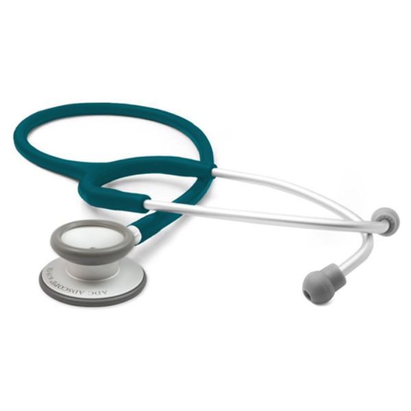 Picture of ADC AD619-TEA-OS Unisex Adscope-Ultra Lite Clinician Stethoscope&#44; Teal Blue - One Size
