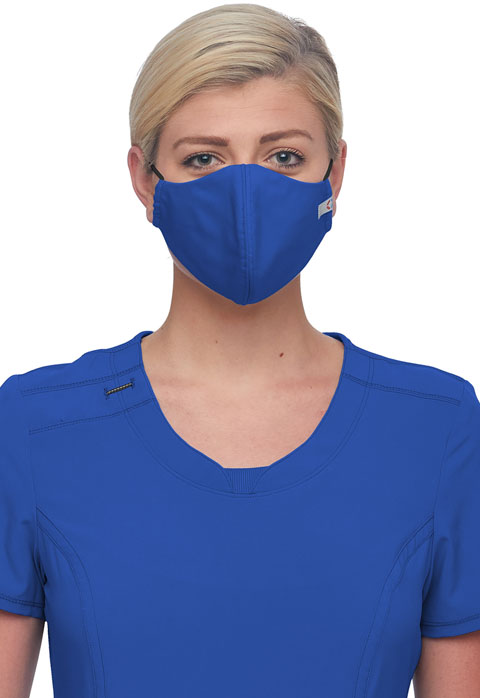 Picture of Cherokee WW560AB-ROY-S-M Unisex Adult Face Covering Mask Bundle Pack&#44; Royal - Small & Medium&#44; Pack of 5