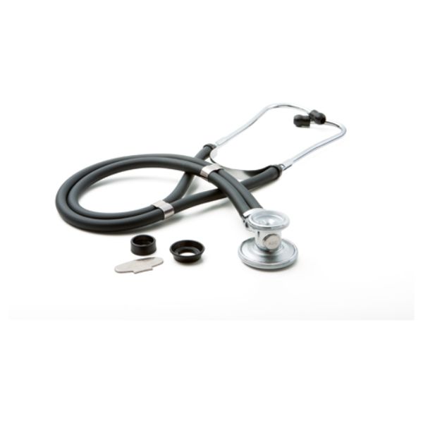 Picture of ADC AD641Q-BK-OS Unisex Adscope 641 Sprague Rappaport Stethoscope, Black - One Size