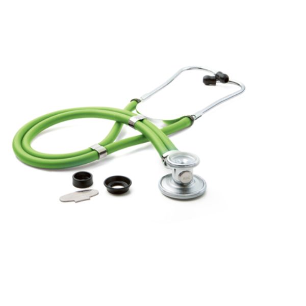 Picture of ADC AD641Q-NEG-OS Unisex Adscope 641 Sprague Rappaport Stethoscope, Neon Green - One Size