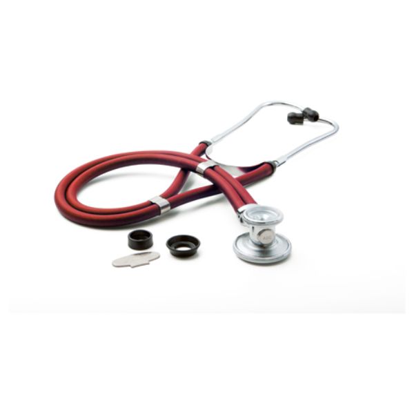 Picture of ADC AD641Q-RED-OS Unisex Adscope 641 Sprague Rappaport Stethoscope, Red - One Size