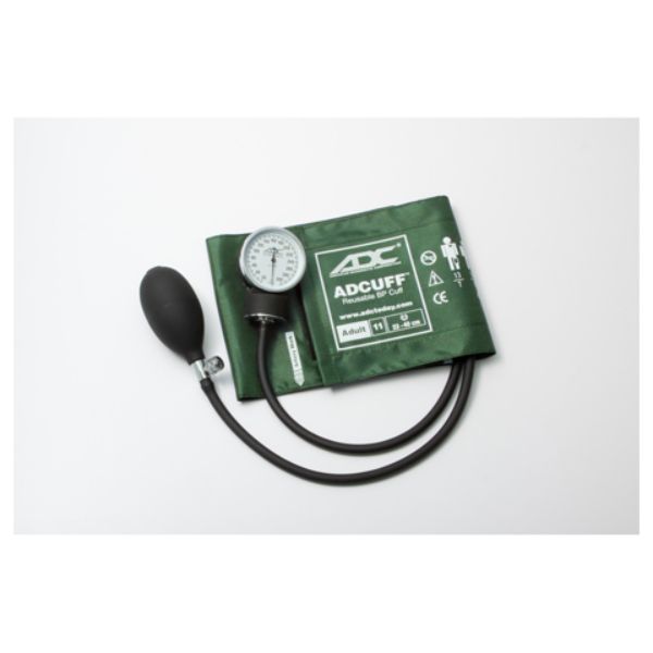 Picture of ADC AD76011Q-DG-OS Unisex Prosphyg 760 Adult Pocket Aneroid Sphygmomanometer&#44; Dark Green - One Size