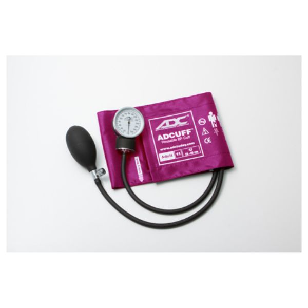 Picture of ADC AD76011Q-MGT-OS Unisex Prosphyg 760 Adult Pocket Aneroid Sphygmomanometer&#44; Magenta - One Size