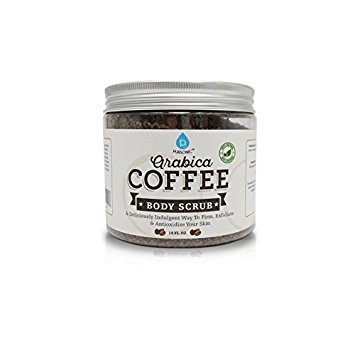 14 oz Aribica Coffee Body Scrub Gently Removes