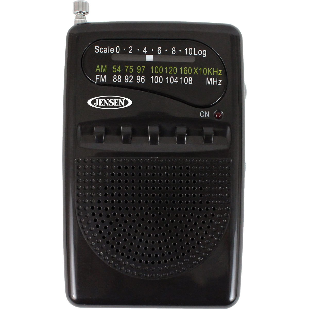Picture of Jensen MR-80 Portable AM & FM Radio&#44; Black