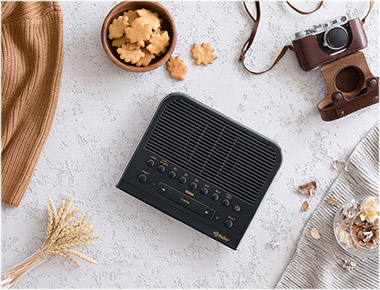 AM & FM Digital Tuning Clock Radio - Dark Gray