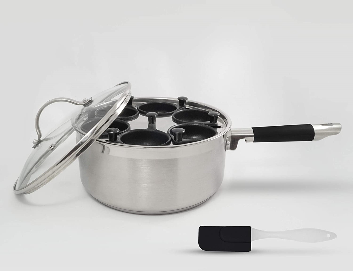 Picture of OCI 535 1 qt. Excelsteel 4 Cup Egg Poacher