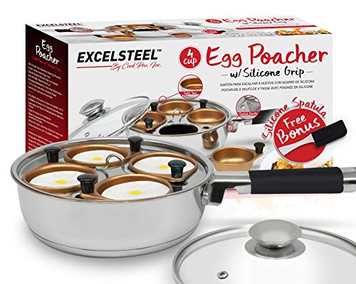 Picture of American Pet Supplies 820 1 in. Excelsteel 4 Cup Egg Poacher