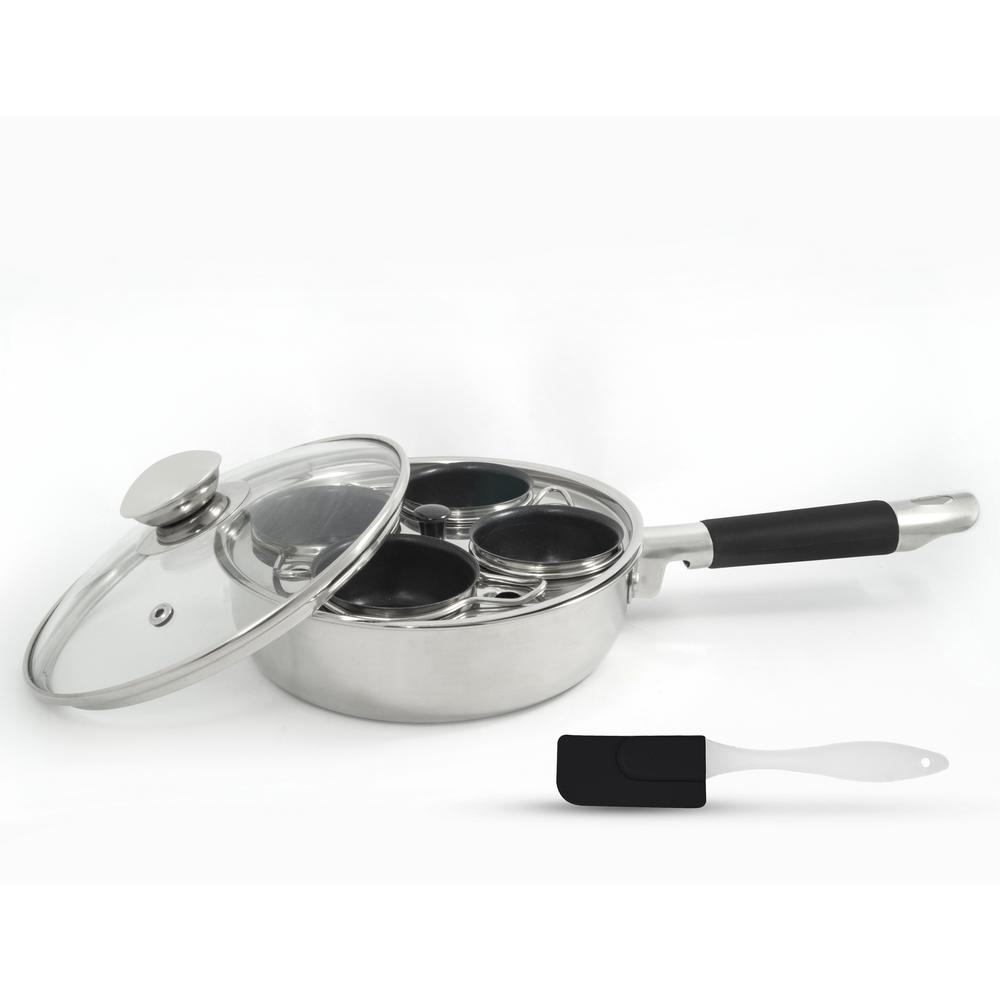 Picture of OCI 821 1 in. Excelsteel Stainless Steel 4 Cup Egg Poacher