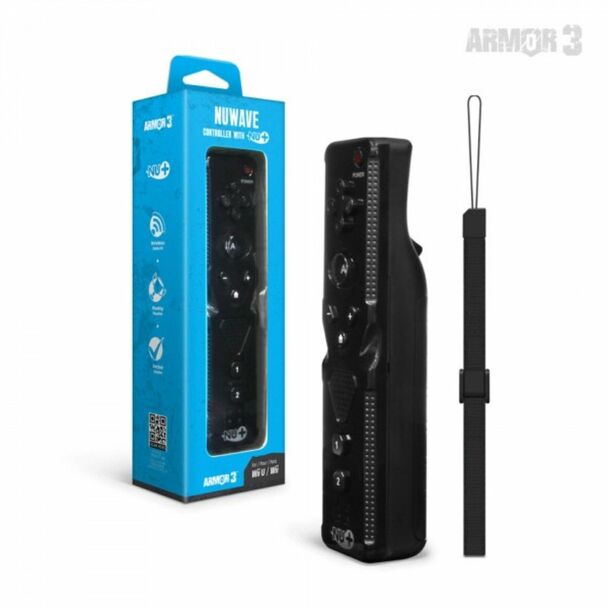 Picture of Hyperkin M07399-BK Remote Controller Nu Plus Armor 3 for WII