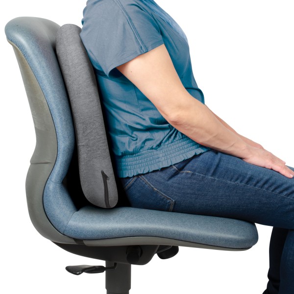 Picture of Jobar JB8593 North 2 IN 1 Posture Support Cushion&#44; Gray