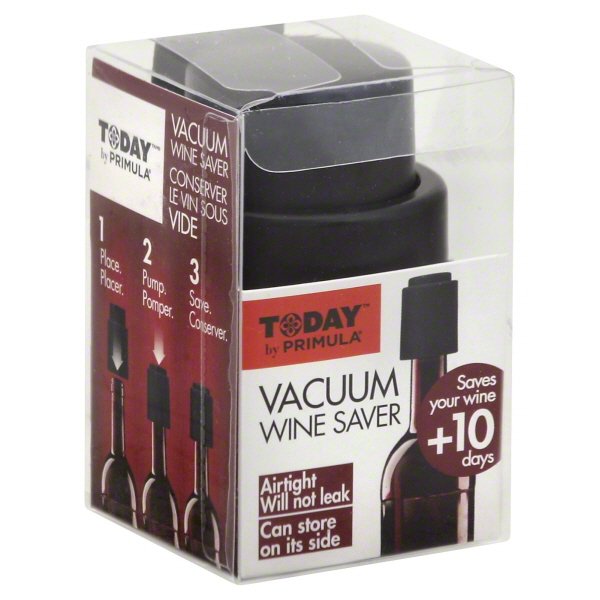 Picture of Epoca TWVBR1218 Primula Today Vacum Wine Saver, Black