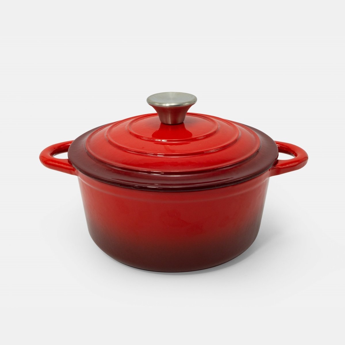 Picture of Cookpro 443 ExcelSteel 2.8 qt. Casserole Pan with Enamel Coating, Red