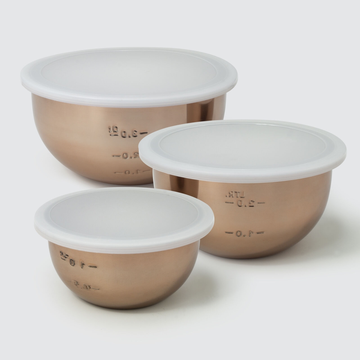 Picture of Cookpro 951 Stainless Steel Mixingbowls&#44; Coppertone
