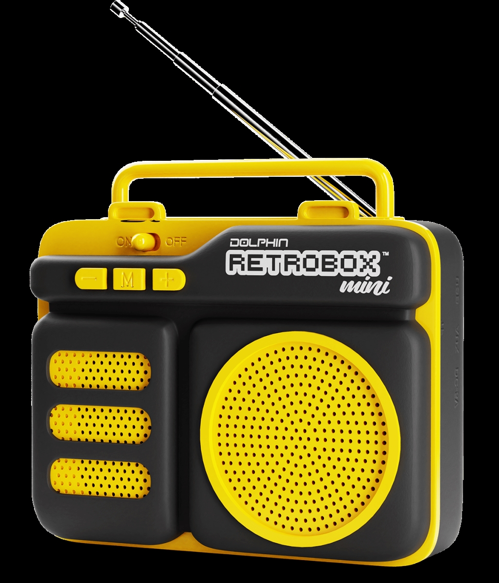 RTX-10 YEL Mini Portable Bluetooth Speaker - Yellow