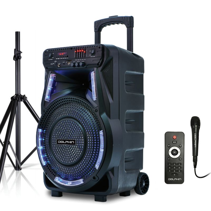 Picture of Dolpin SP-17RBT Party Speaker with Speaker Stand