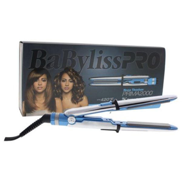Picture of Conair BNT2000UC 0.75 in. Babylisspro Nano Titanium Prima 2000 Stainless Steel Hair Straightening Travel Flat Iron, Blue