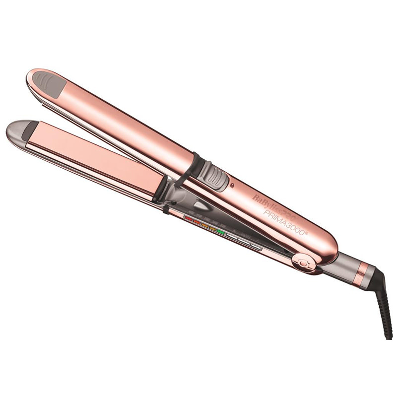 Picture of BaByliss PRO BNTRG3000TUC Nano Titanium Prima3000 Hair Straightening Flat Iron, Rose Gold