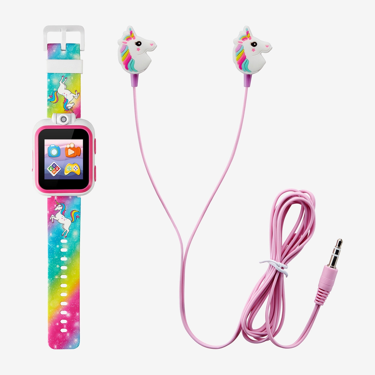 PZ208B-42-F01 Itouch Wearables Train Bow Unicorn Kids Smartwatch & Earbuds Set -  PlayZoom