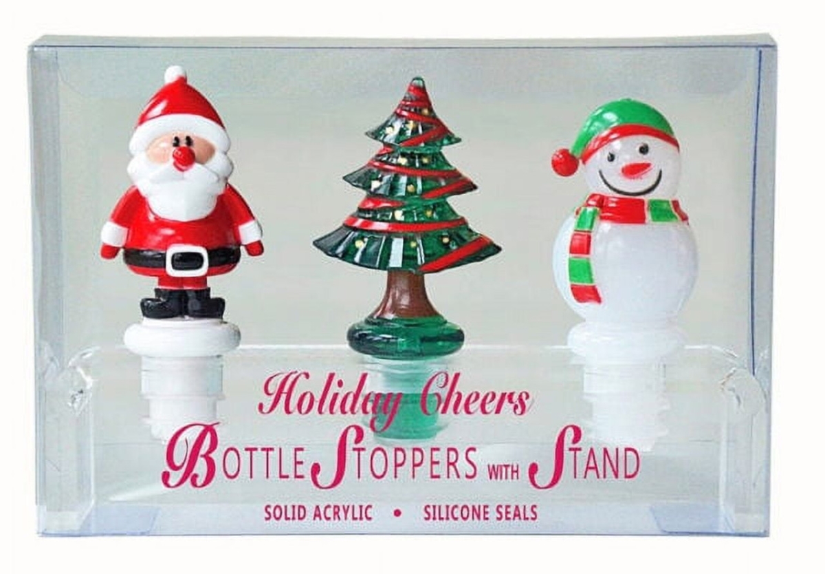 Picture of Prodyne A-893 Acrylic Bottle Stoppers with Stand