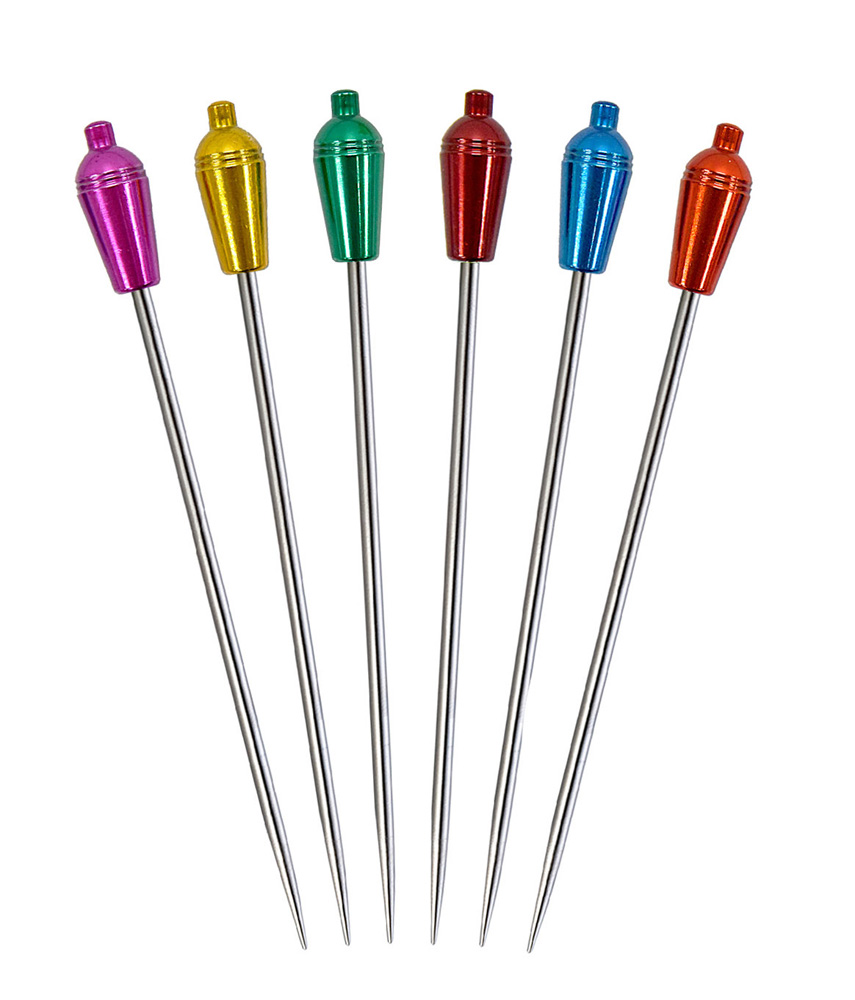 Picture of Prodyne MP-20 Colorful Cocktail Shaker Cocktail Picks - Set of 6