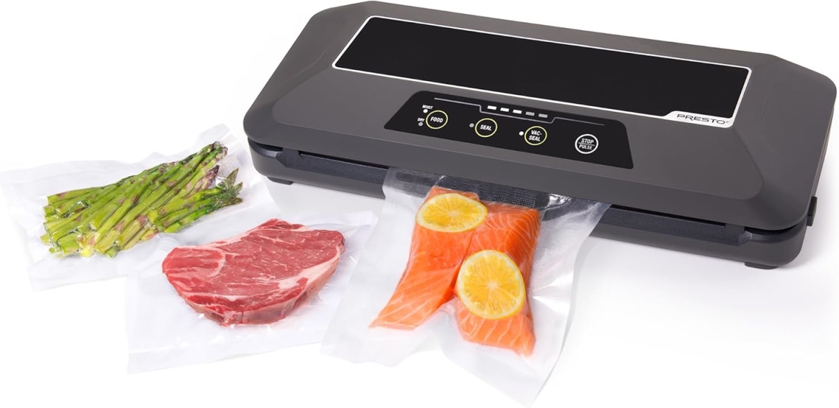 Picture of Presto 05622 Fresh Daddy Automatic Electric Vacuum Sealer - Black