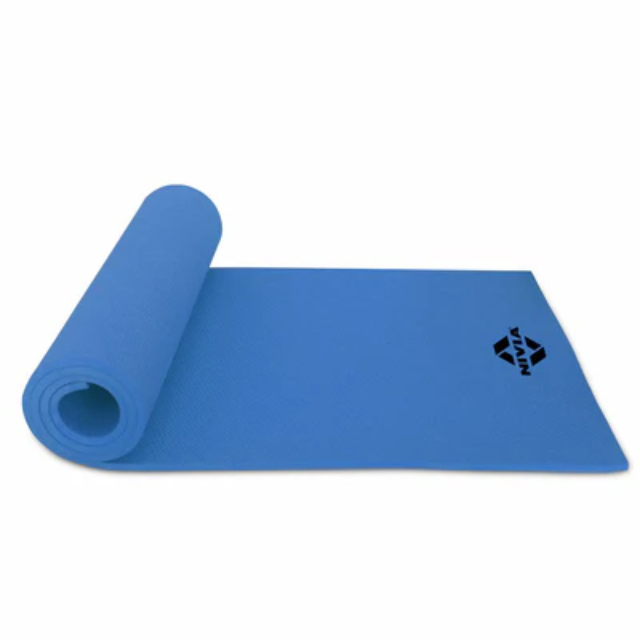 1453BL 8 mm Anti-Skid Yoga Mat - Blue