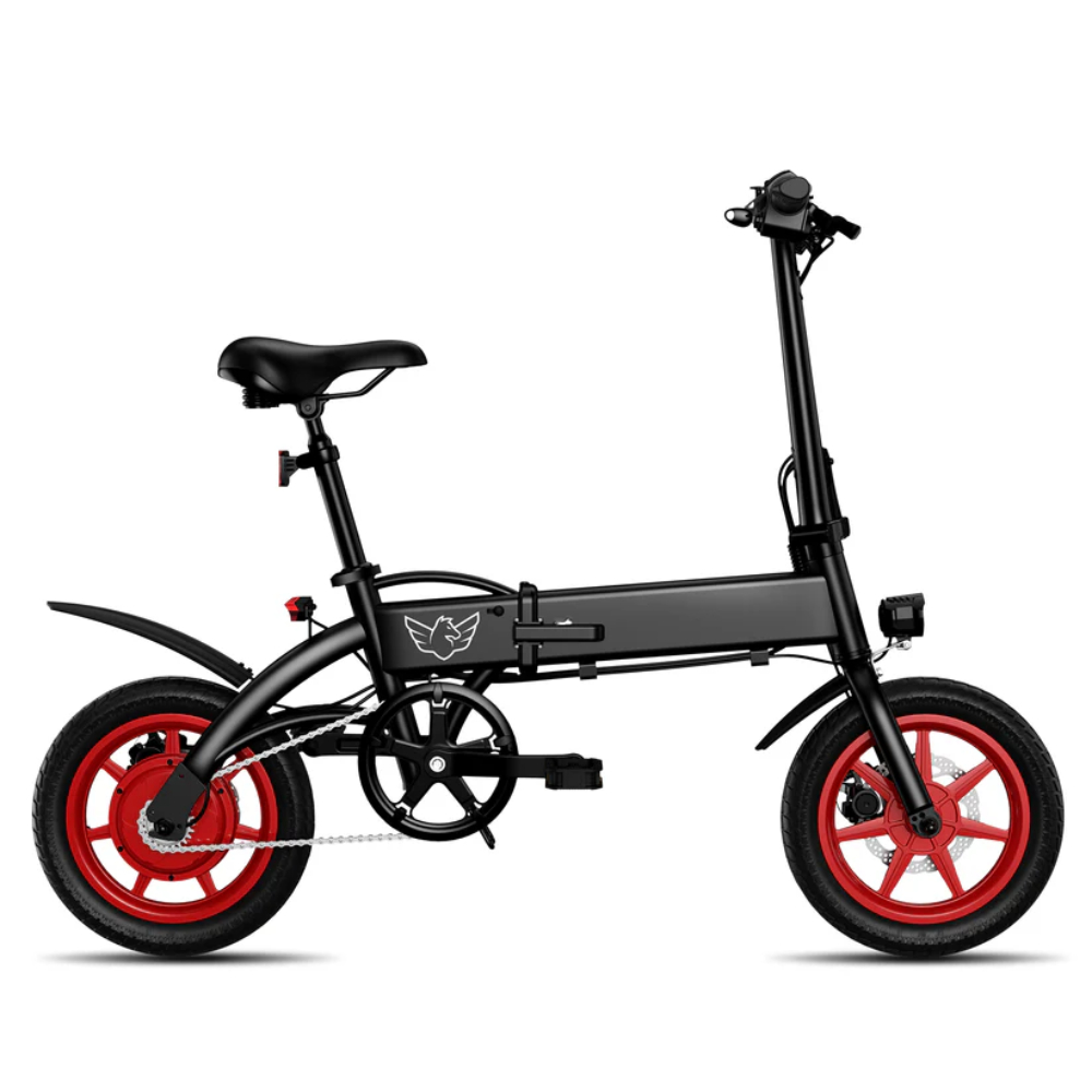 C19 Electric Bike with Seat  Black