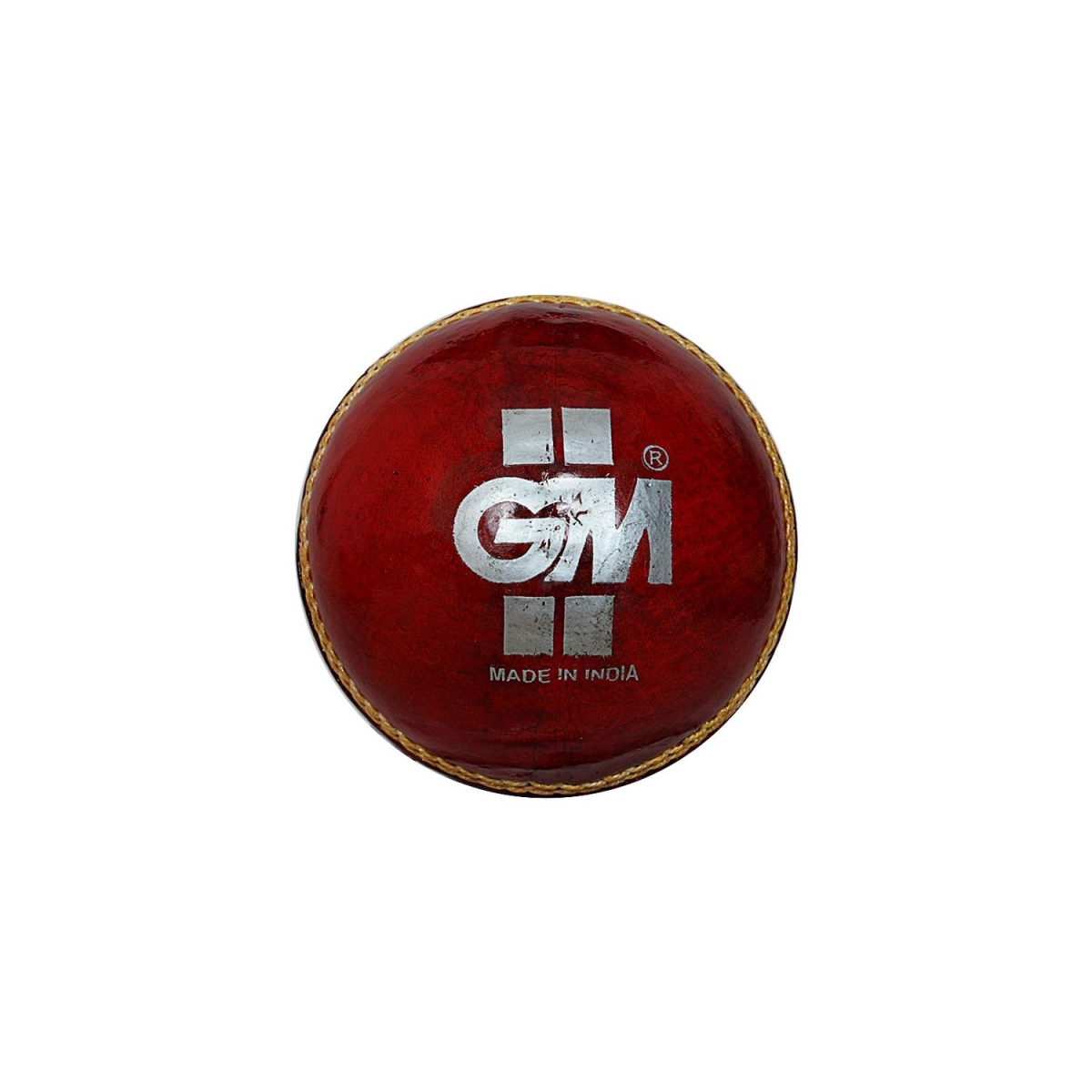 1600470 Crown Match Leather Cricket Ball - Red - One Size