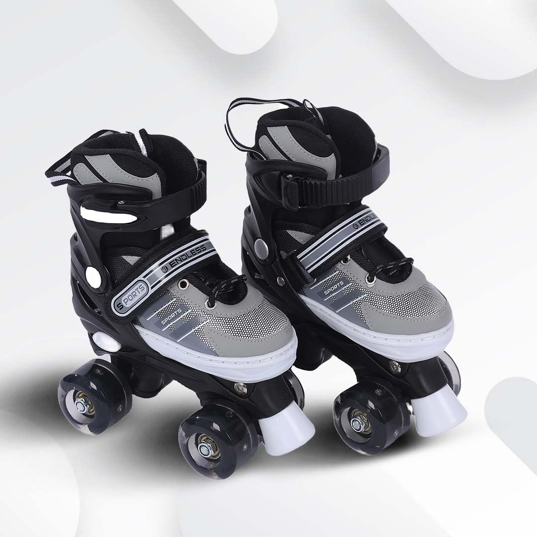 Picture of Endless EL-1029SBLACK Adjustable Roller Skate - Black - Small