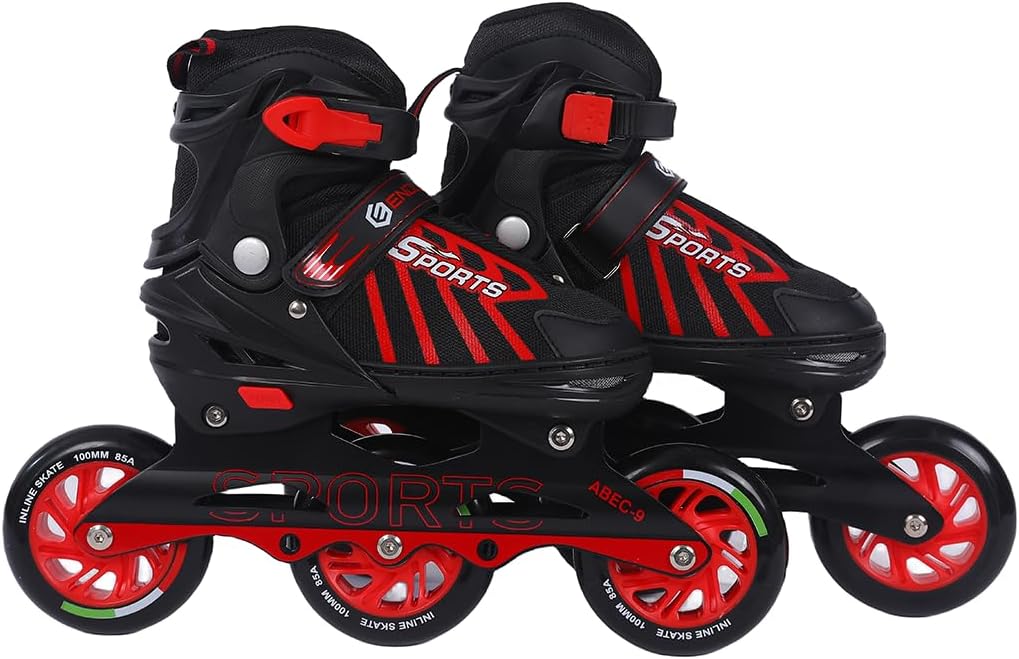 Picture of Endless EL-1031MRED Inline Adjustable Skates - Red - Medium