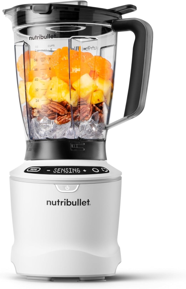 Picture of NutriBullet NBF50600AW 1400W Smart Sense Blender&#44; Matte White