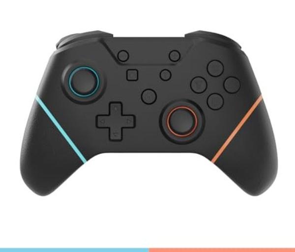 M07467-BUOR Nuchamp Wireless Game Controller, Blue & Orange