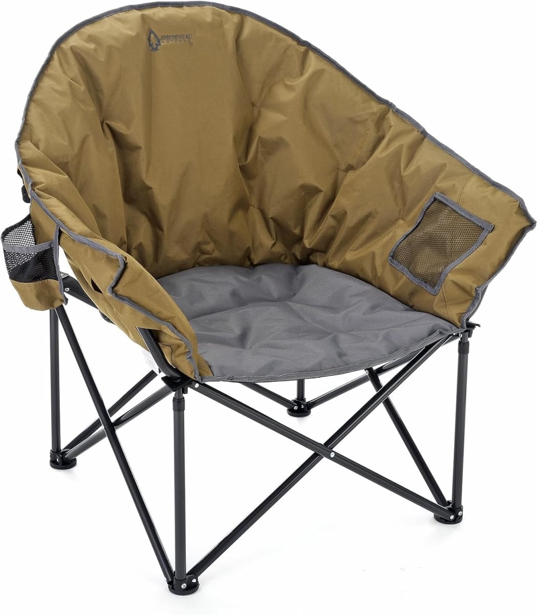 KKS0336U Wrangler Brown Oversized Camping Chair